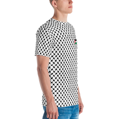MEN's T-shirt - KUFIYAH w/ FLAG
