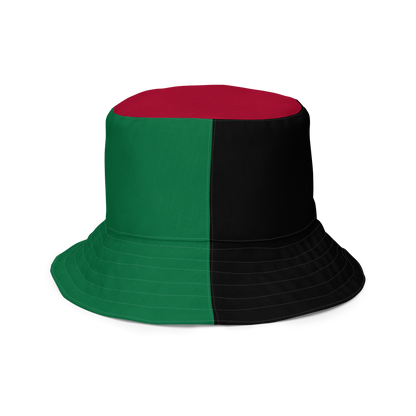 HAT Bucket (Reversible) - KUFIYAH - Red/Green/Black