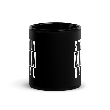 MUG Glossy Black - STRICTLY ZABIHA HALAAL