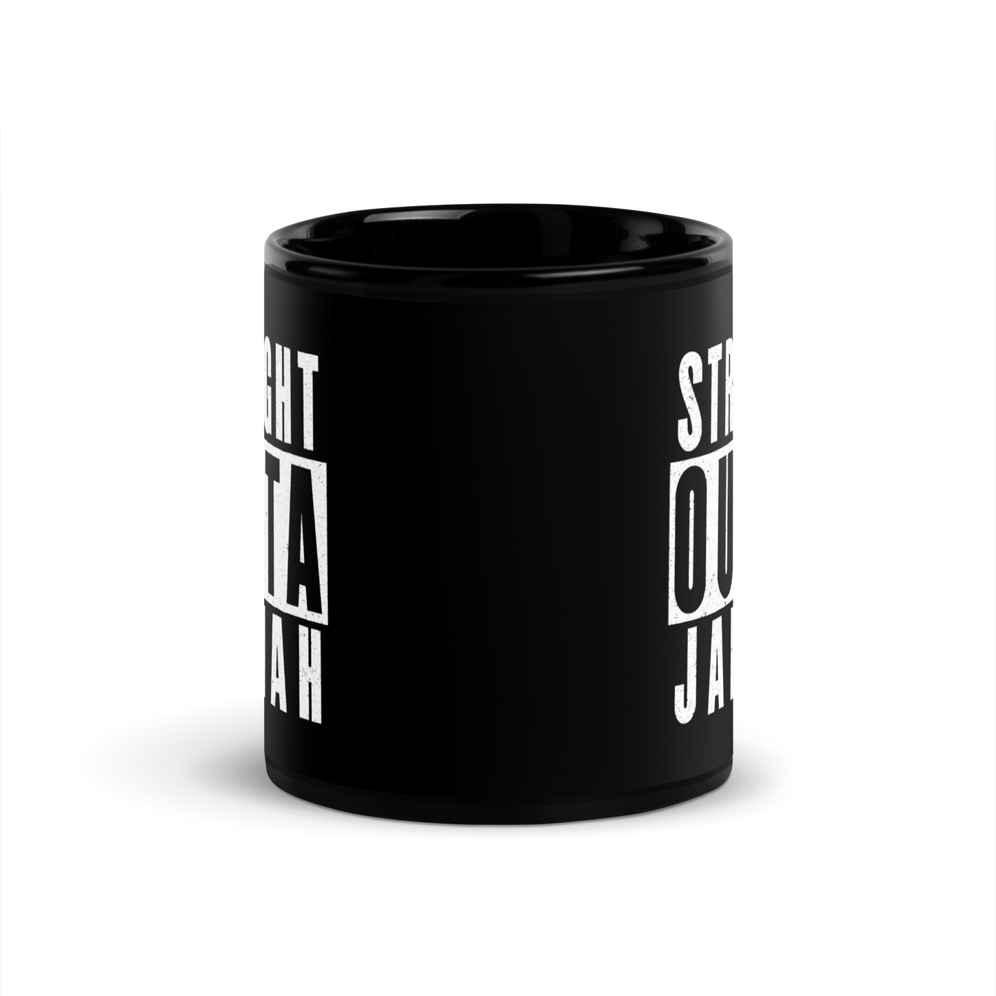 MUG Glossy Black - STRAIGHT OUTTA JANNAH