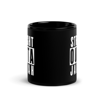 MUG Glossy Black - STRAIGHT OUTTA JANNAH