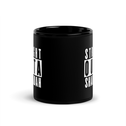 MUG Glossy Black - STRAIGHT OUTTA SHAHAADAH