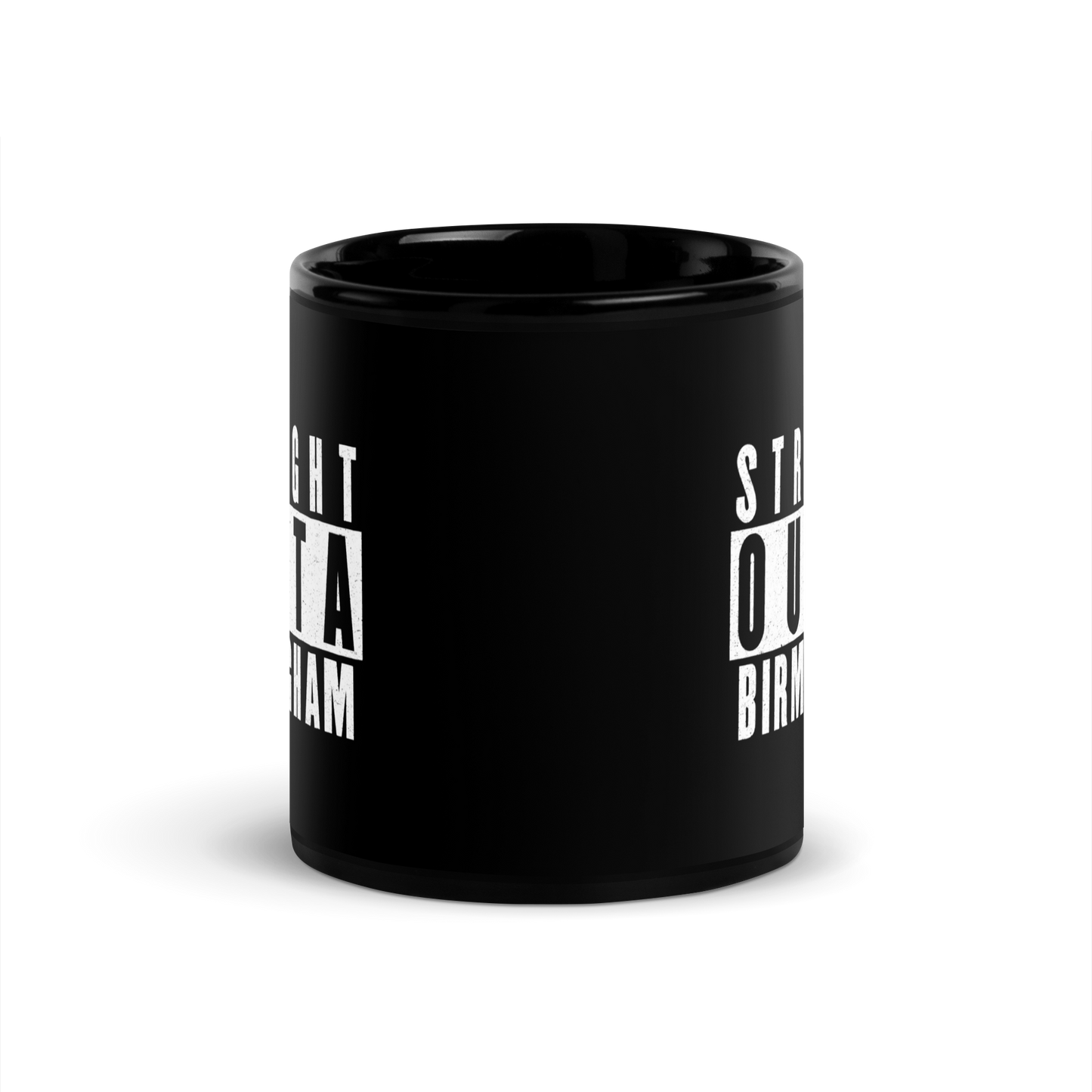 MUG Glossy Black - STRAIGHT OUTTA BIRMINGHAM