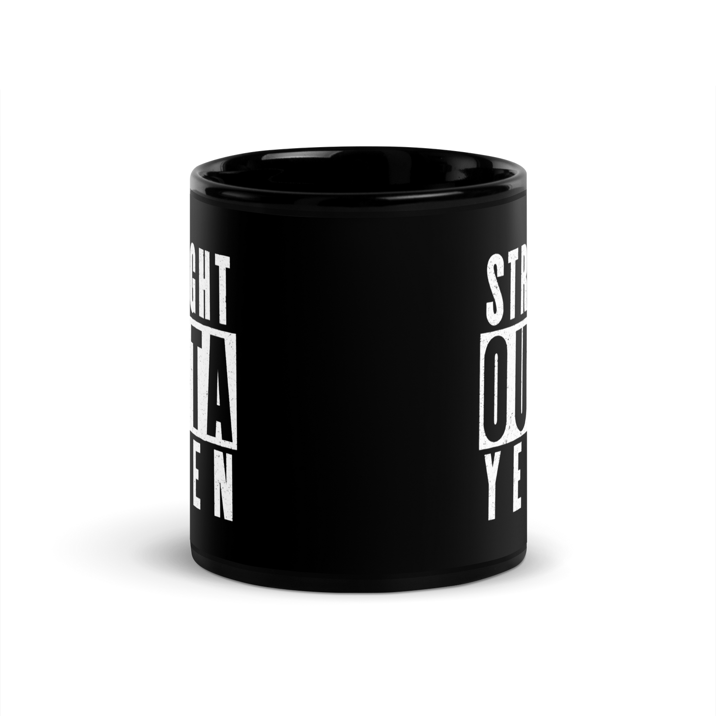 MUG Glossy Black - STRAIGHT OUTTA YEMEN