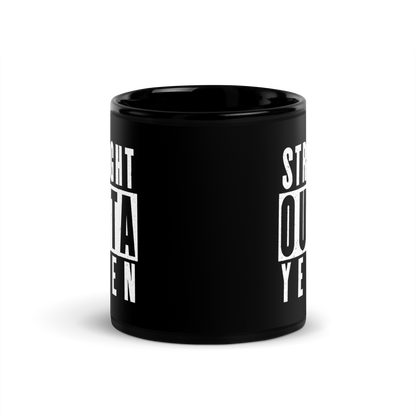 MUG Glossy Black - STRAIGHT OUTTA YEMEN