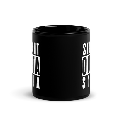 MUG Glossy Black - STRAIGHT OUTTA SYRIA