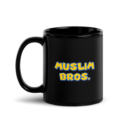 MUG Glossy Black - MUSLIM BROS - Large