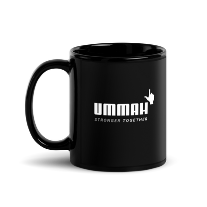 MUG Glossy Black - UMMAH (w/ Emblem)