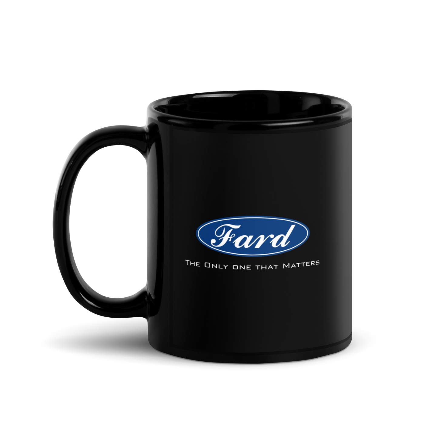 MUG Glossy Black - FARD - White