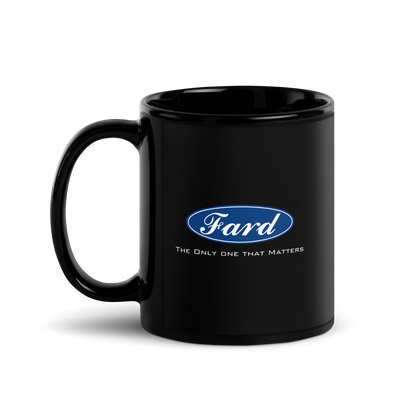 MUG Glossy Black - FARD - White