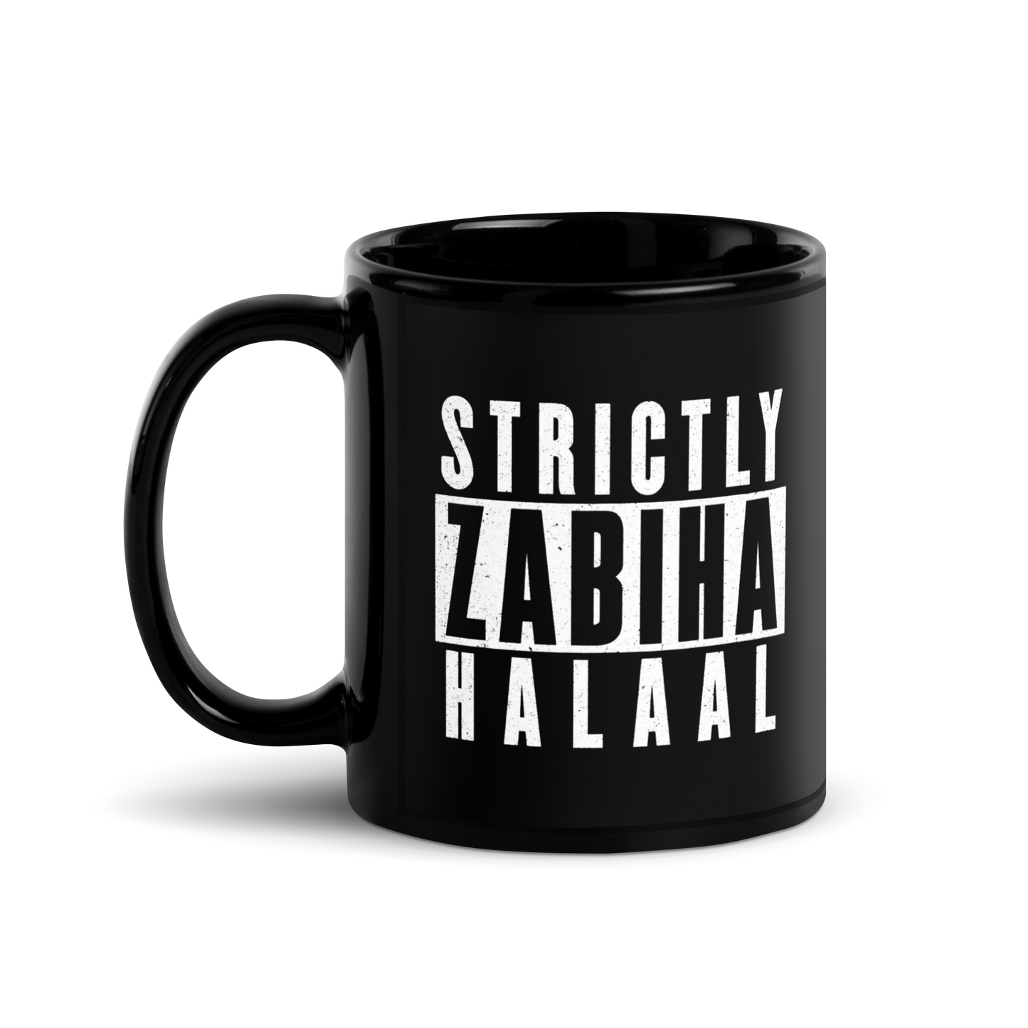 MUG Glossy Black - STRICTLY ZABIHA HALAAL