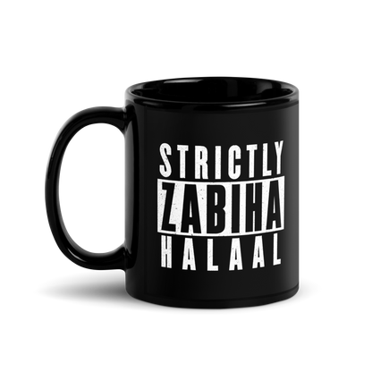 MUG Glossy Black - STRICTLY ZABIHA HALAAL