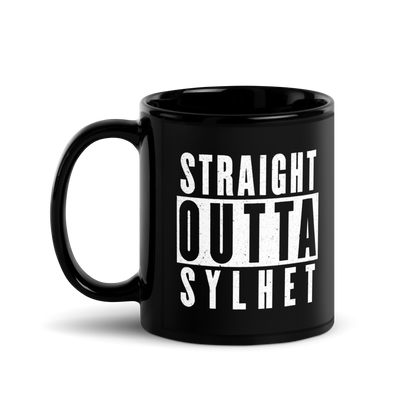 MUG Glossy Black - STRAIGHT OUTTA SYLHET