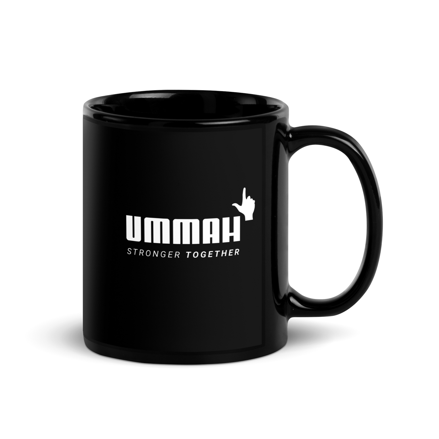 MUG Glossy Black - UMMAH (w/ Emblem)