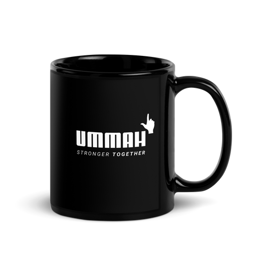 MUG Glossy Black - UMMAH (w/ Emblem)