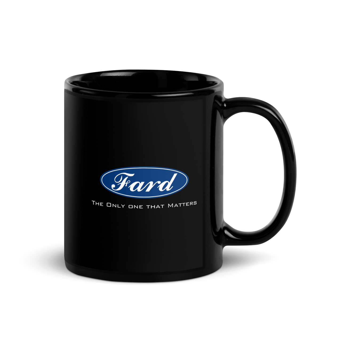 MUG Glossy Black - FARD - White