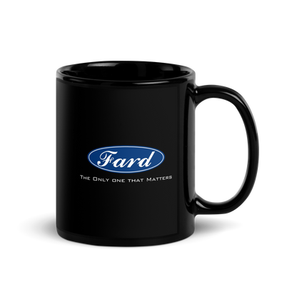 MUG Glossy Black - FARD - White