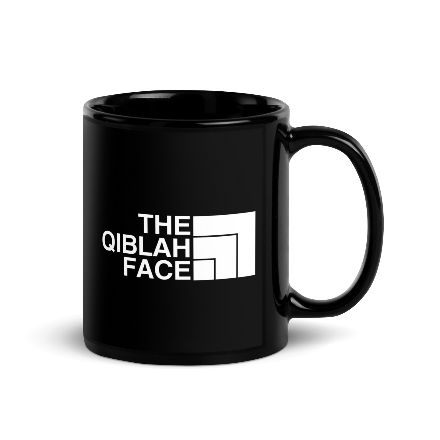 MUG Glossy Black - THE QIBLAH FACE