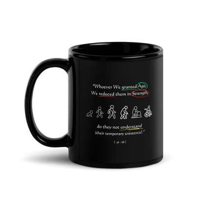 MUG Glossy Black - GRANTED AGE REDUCED STRENGTH