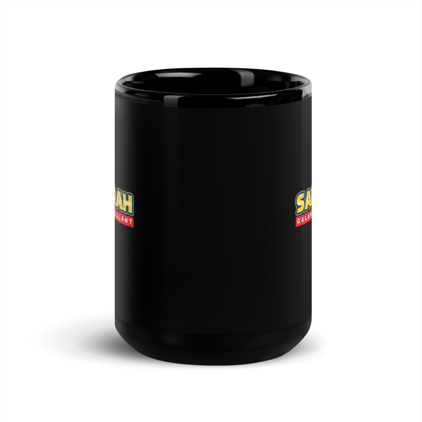 MUG Glossy Black - SADAQAH CALAMITY REPELLANT