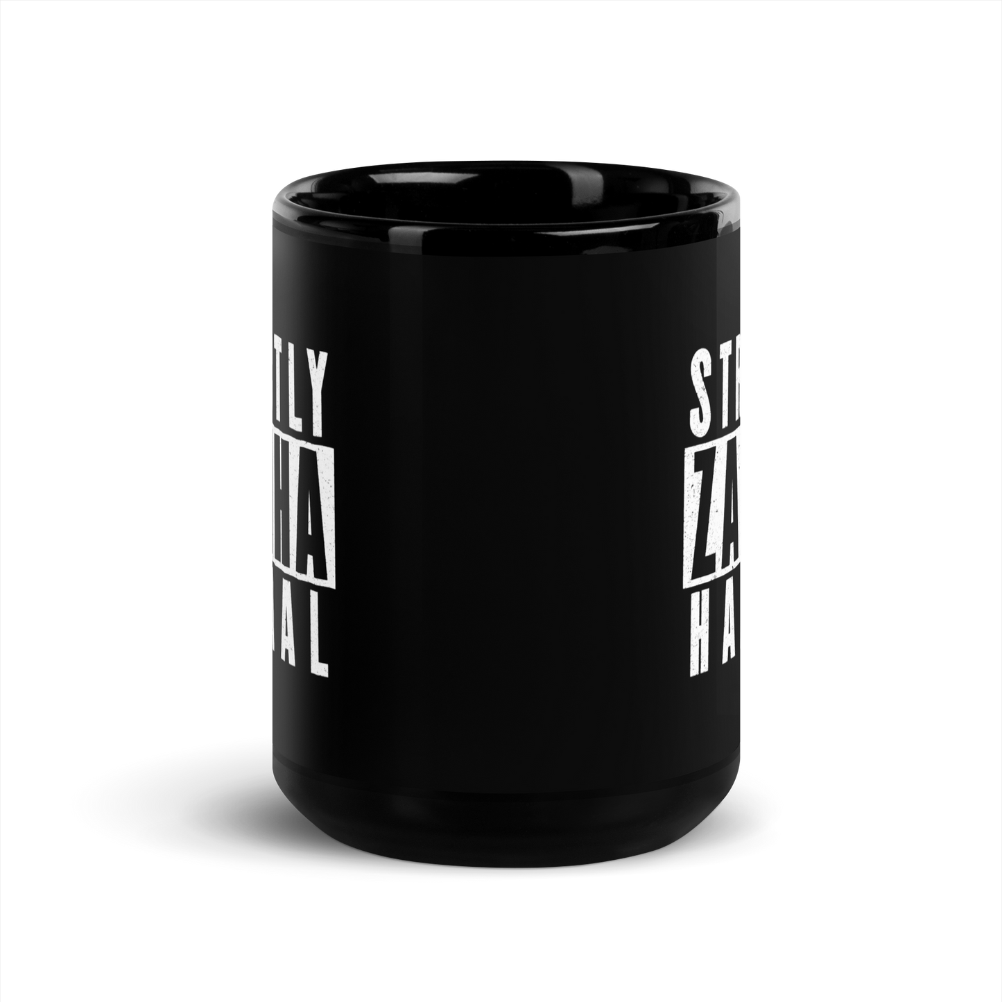 MUG Glossy Black - STRICTLY ZABIHA HALAAL