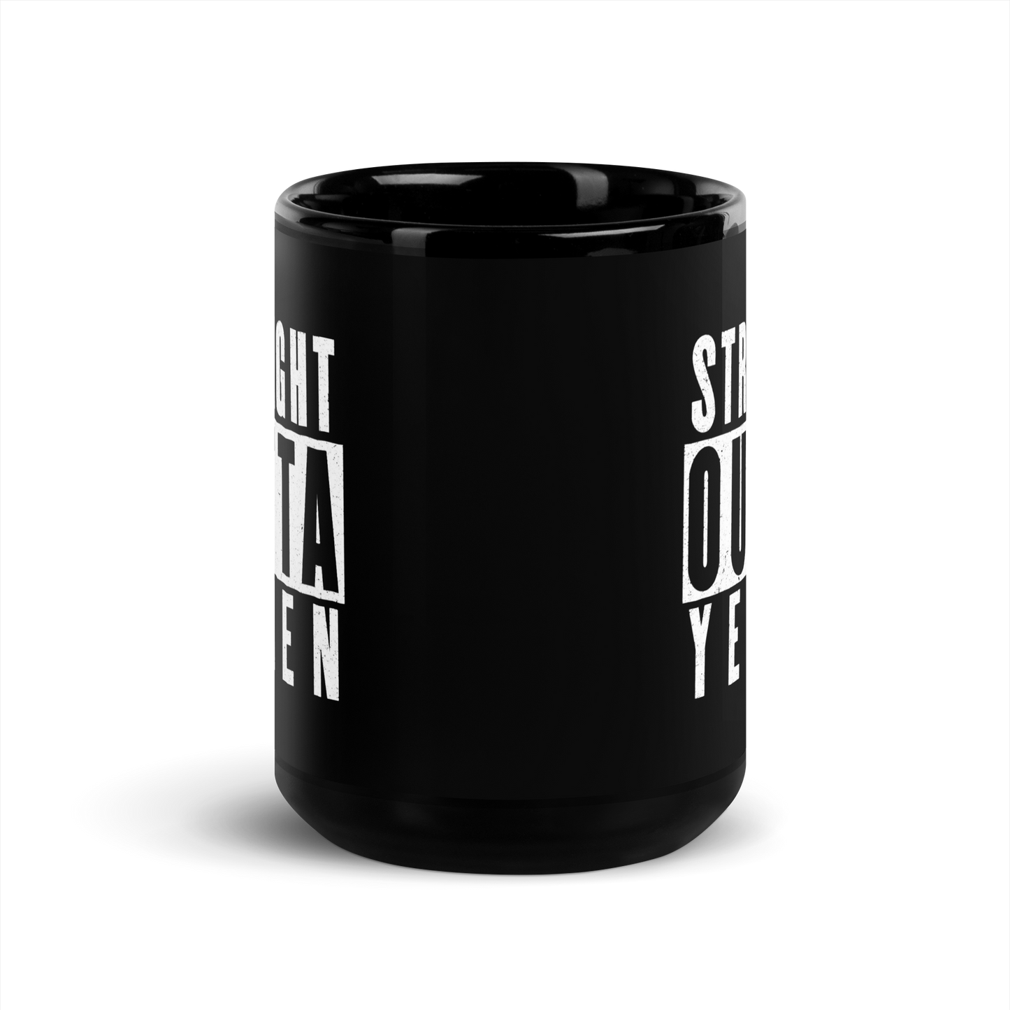 MUG Glossy Black - STRAIGHT OUTTA YEMEN