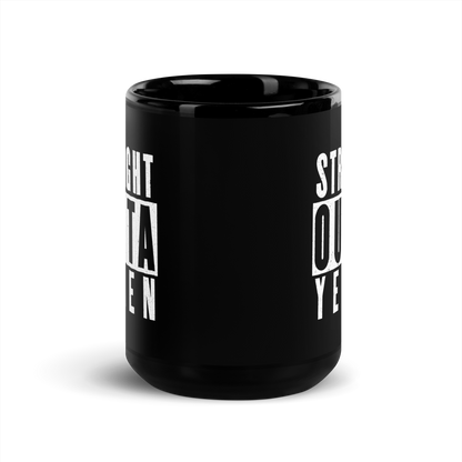 MUG Glossy Black - STRAIGHT OUTTA YEMEN