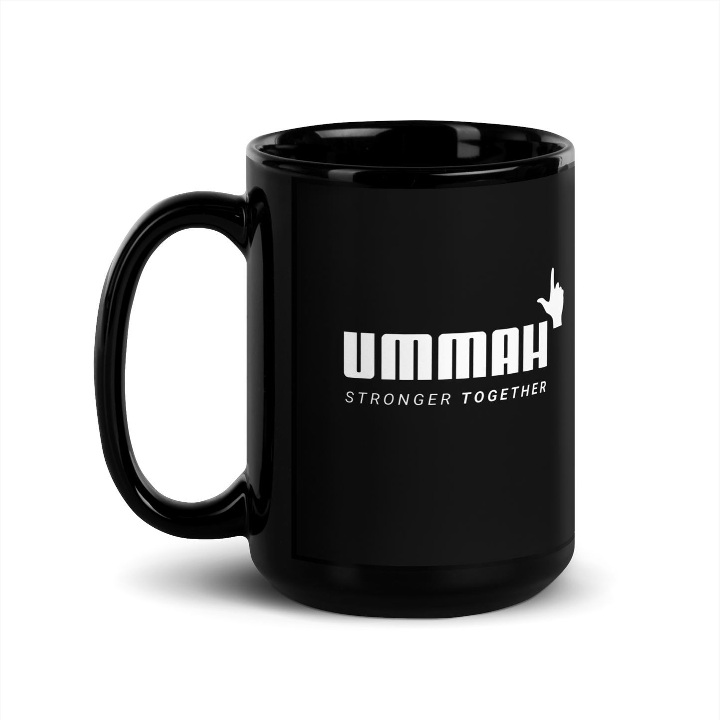 MUG Glossy Black - UMMAH (w/ Emblem)