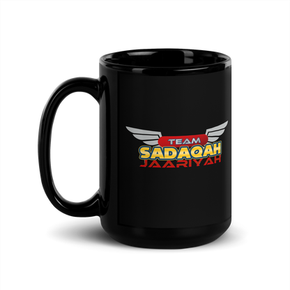 MUG Glossy Black - TEAM SADAQAH JAARIYAH - Wings