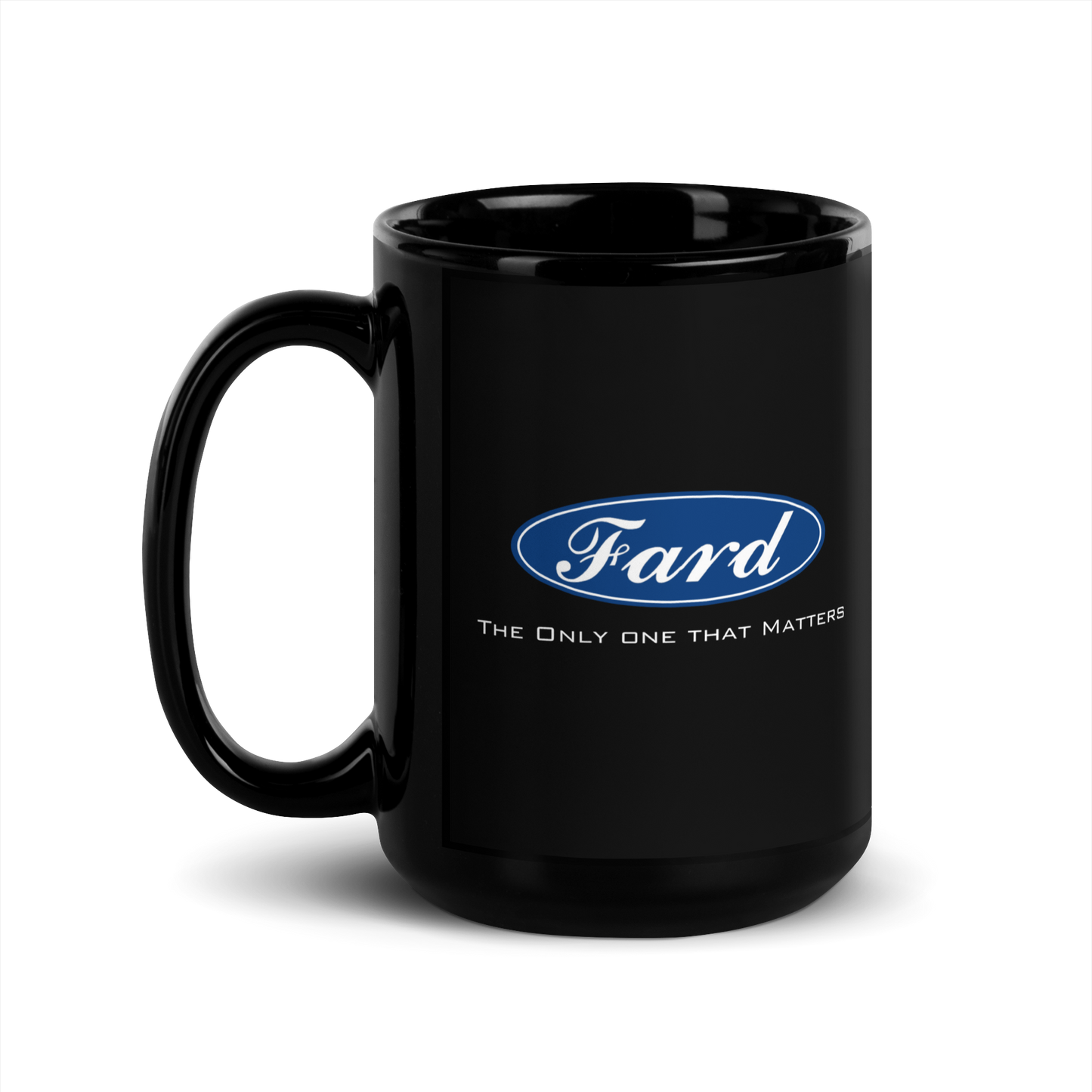 MUG Glossy Black - FARD - White