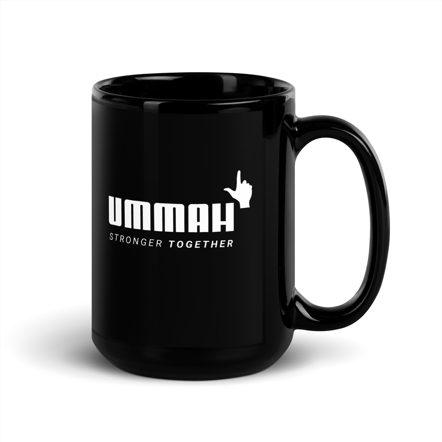 MUG Glossy Black - UMMAH (w/ Emblem)