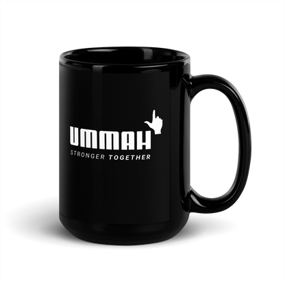 MUG Glossy Black - UMMAH (w/ Emblem)