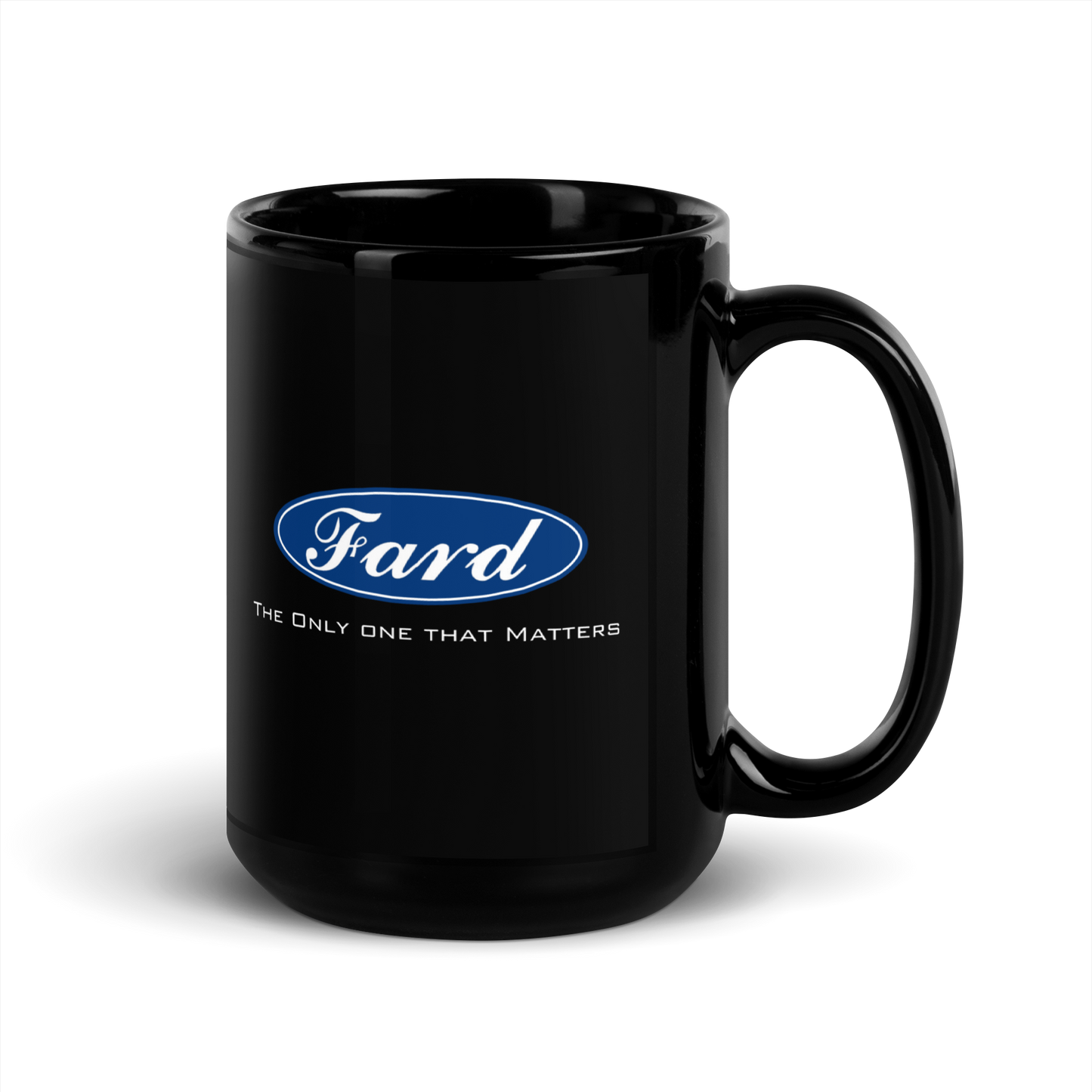 MUG Glossy Black - FARD - White