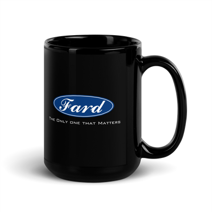 MUG Glossy Black - FARD - White