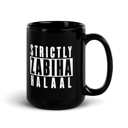 MUG Glossy Black - STRICTLY ZABIHA HALAAL