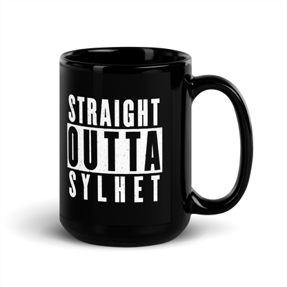 MUG Glossy Black - STRAIGHT OUTTA SYLHET