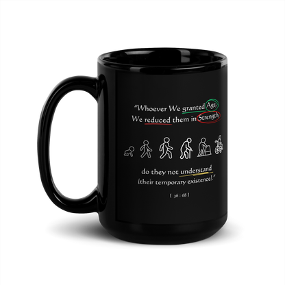 MUG Glossy Black - GRANTED AGE REDUCED STRENGTH