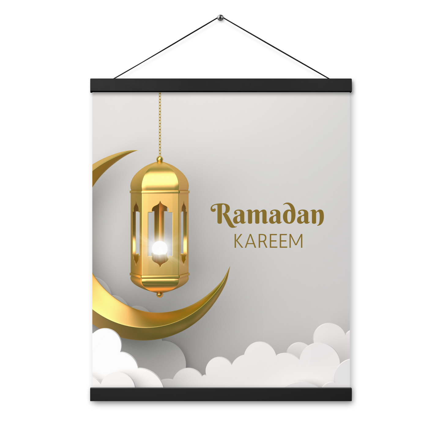 POSTER Hanger - RAMADĀN KAREEM - Clouds (16" X 20")