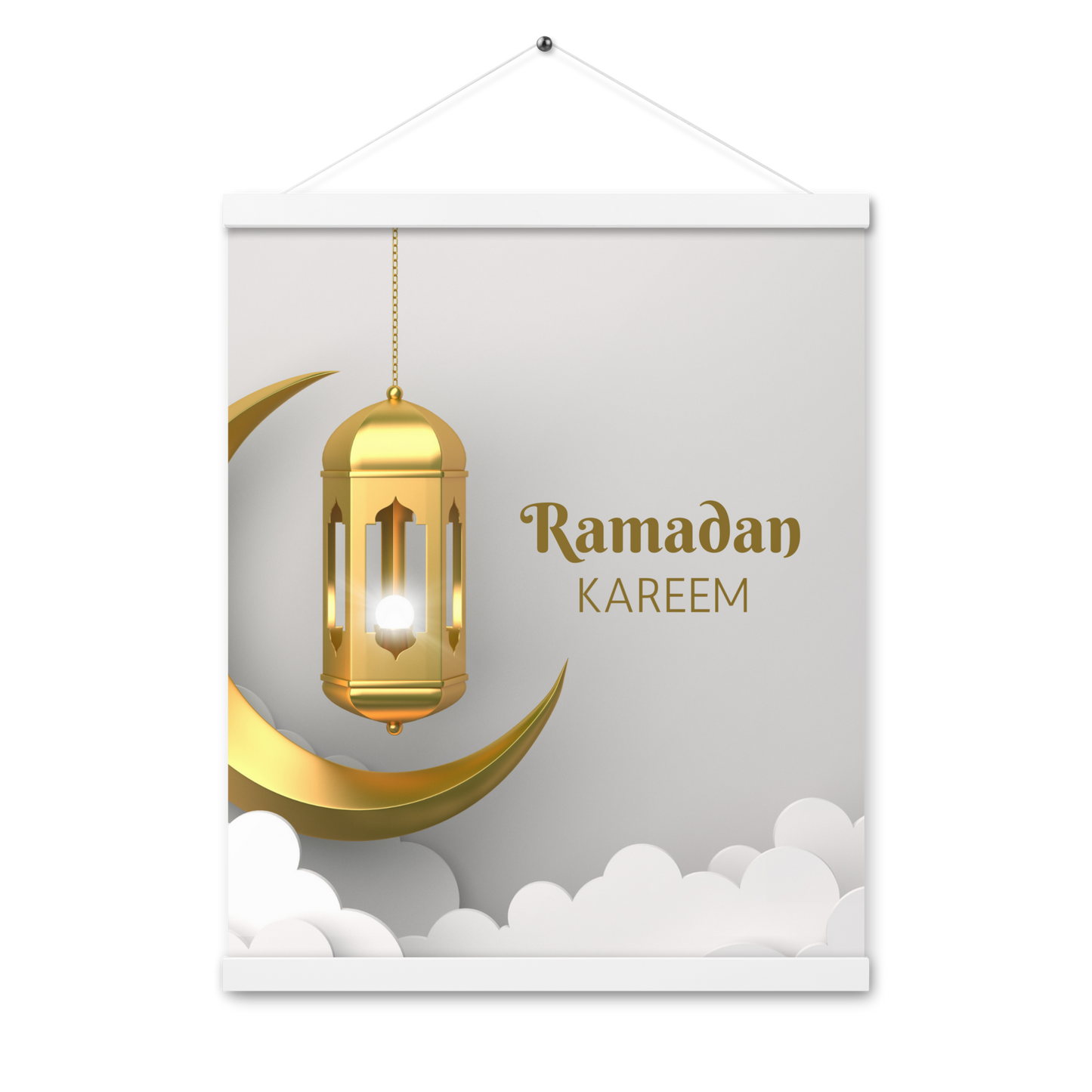 POSTER Hanger - RAMADĀN KAREEM - Clouds (16" X 20")