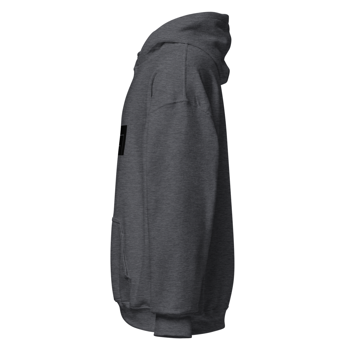 HOODIE Heavy Blend (Adult) - THE QIBLAH FACE - Black