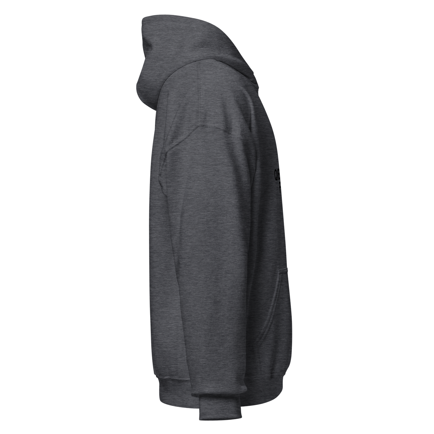 HOODIE Heavy Blend (Adult) - THE QIBLAH FACE - Black