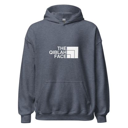 HOODIE Heavy Blend (Adult) - THE QIBLAH FACE - White