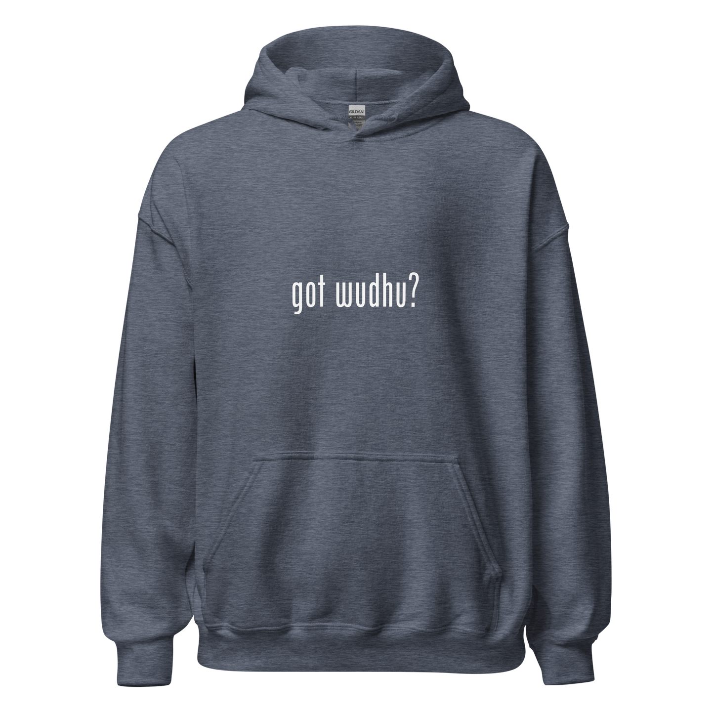 HOODIE Heavy Blend (Adult) - GOT WUDHU - White