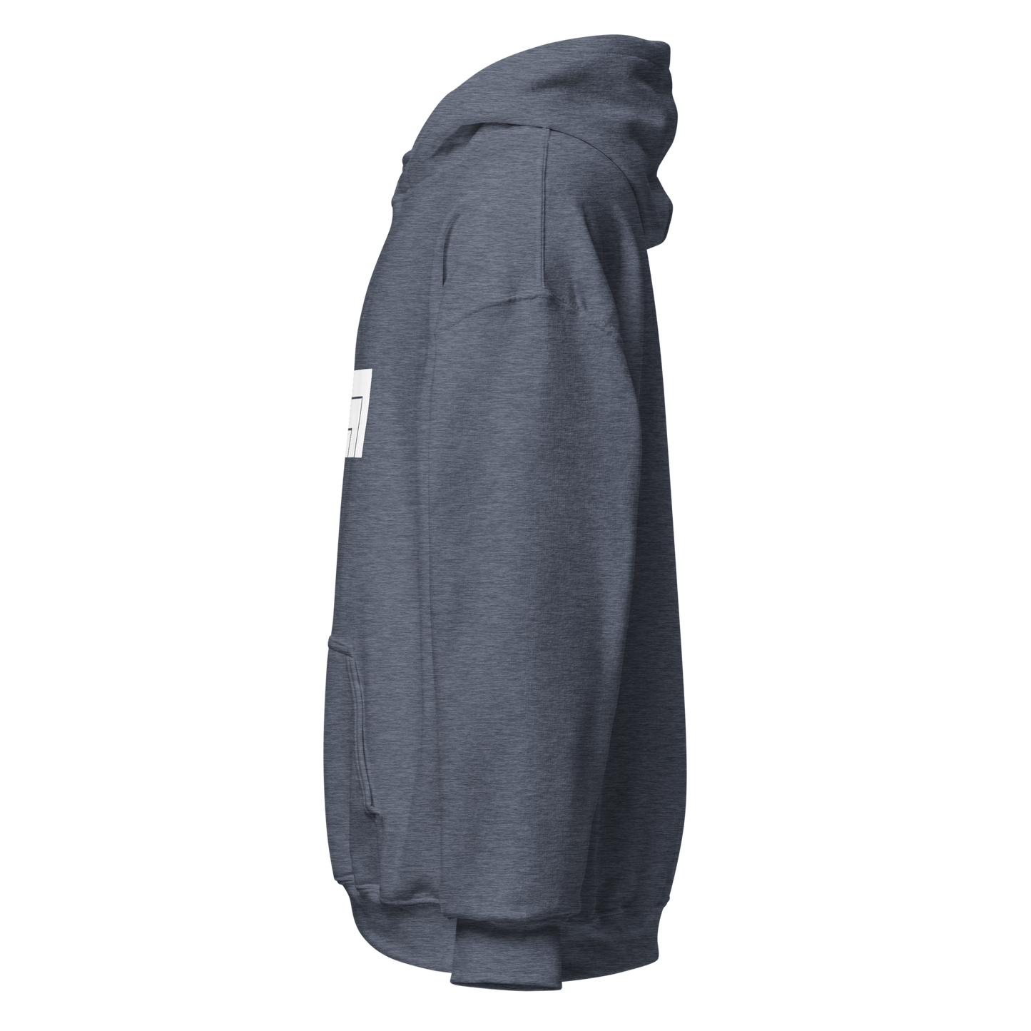 HOODIE Heavy Blend (Adult) - THE QIBLAH FACE - White