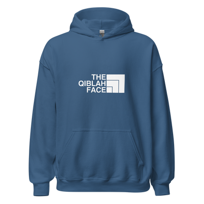 HOODIE Heavy Blend (Adult) - THE QIBLAH FACE - White