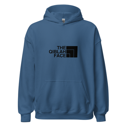 HOODIE Heavy Blend (Adult) - THE QIBLAH FACE - Black