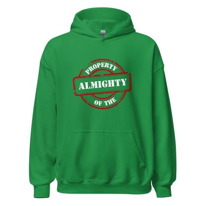 HOODIE Heavy Blend (Adult) - PROPERTY OF THE ALMIGHTY - White