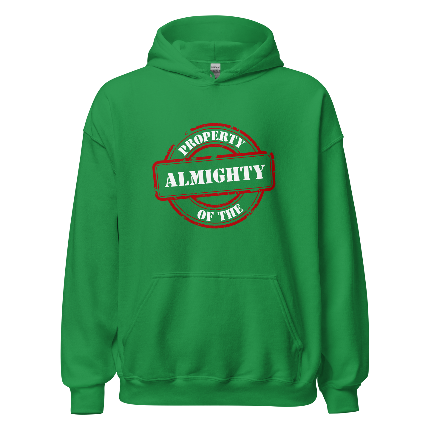 HOODIE Heavy Blend (Adult) - PROPERTY OF THE ALMIGHTY - White