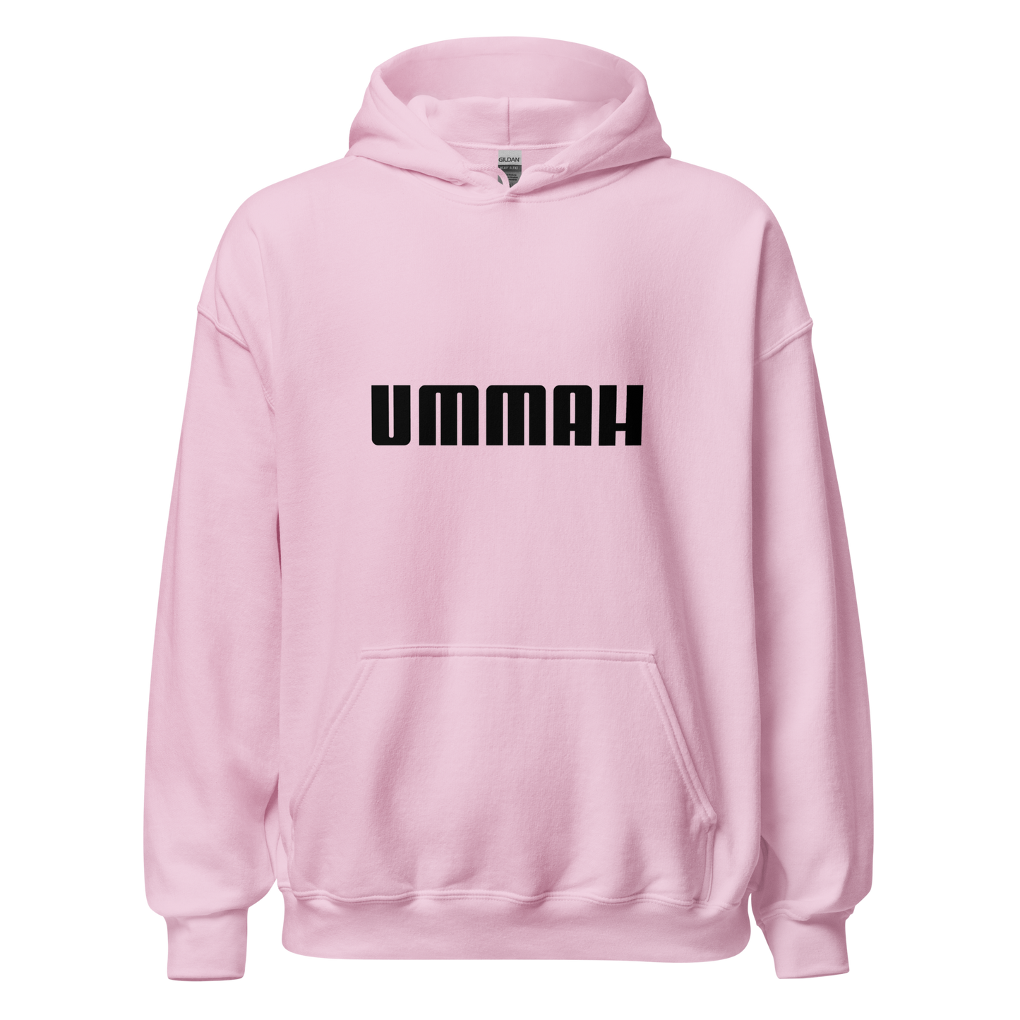 HOODIE Heavy Blend (Adult) - UMMAH (Centered/Medium) - Black