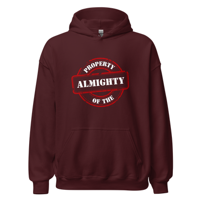 HOODIE Heavy Blend (Adult) - PROPERTY OF THE ALMIGHTY - White